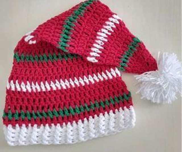 gorro de papai noel de croche