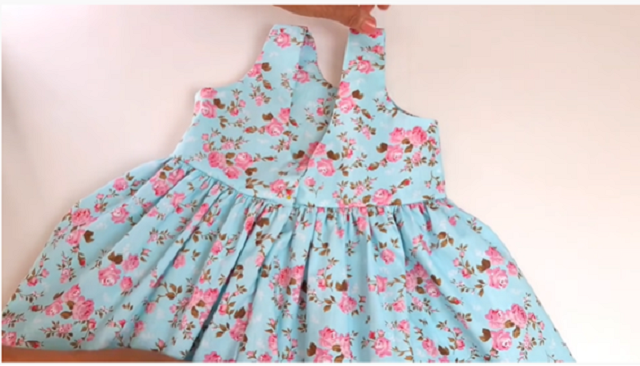 molde vestido infantil 8 anos