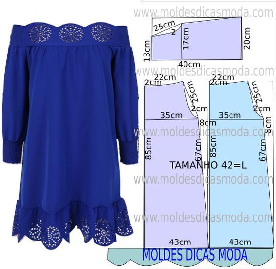 molde de vestido de festa plus size