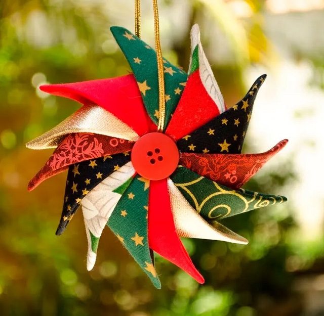 árvore de natal em tecido passo a passo