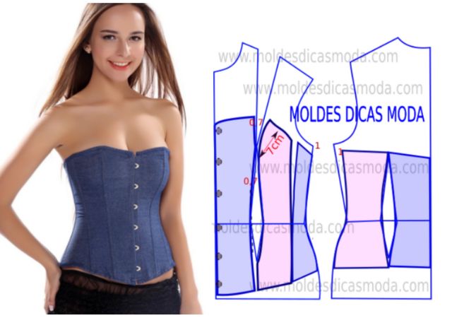 moldes jeans para imprimir