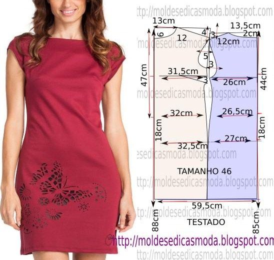 molde vestido plus size