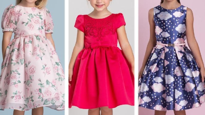Molde de Vestido Infantil para Festa: 9 Modelos para Imprimir Grátis