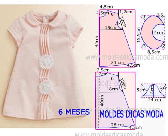 molde roupa bebê pdf