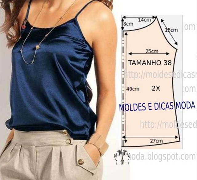 molde de blusa de alcinha para imprimir