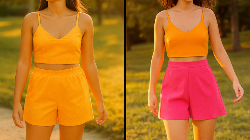 Conjunto Feminino: Aprenda a Fazer Cropped e Short com Molde Grátis