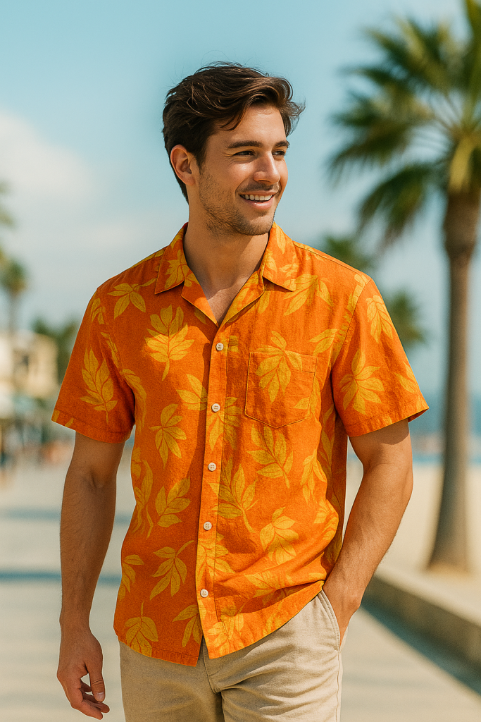 camisa social masculina com botão