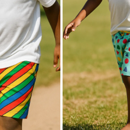 Molde Short Masculino Infantil para Costurar em Casa