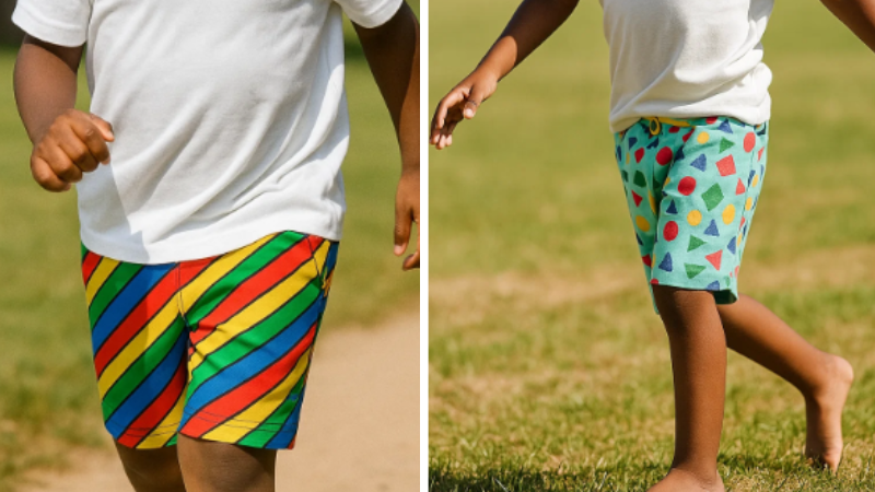 Molde Short Masculino Infantil para Costurar em Casa