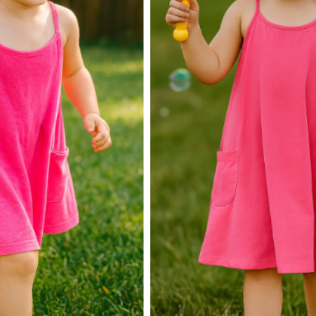 Molde Vestido Infantil de Alcinha: Baixe e Imprima Gratuitamente