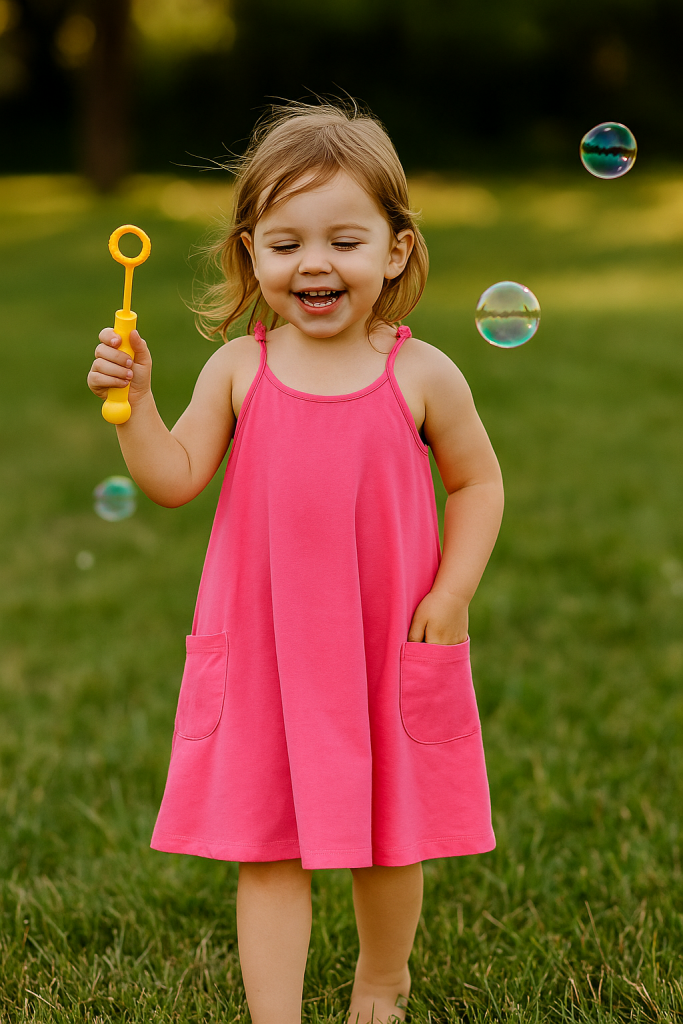 molde vestido infantil