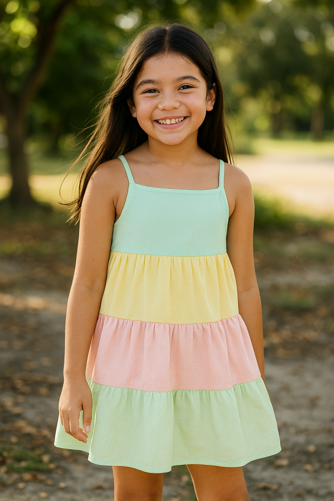 molde vestido infantil de alcinha