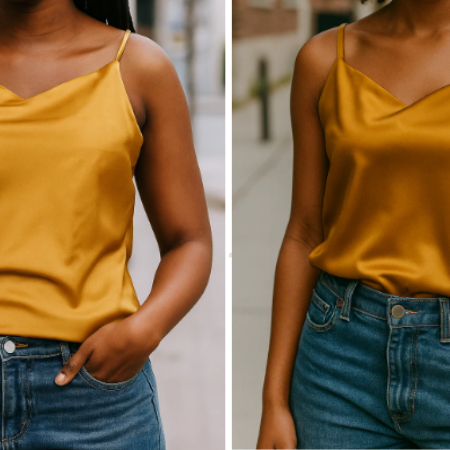 Molde Blusa de Alcinha Básica em Tamanho Real Grátis