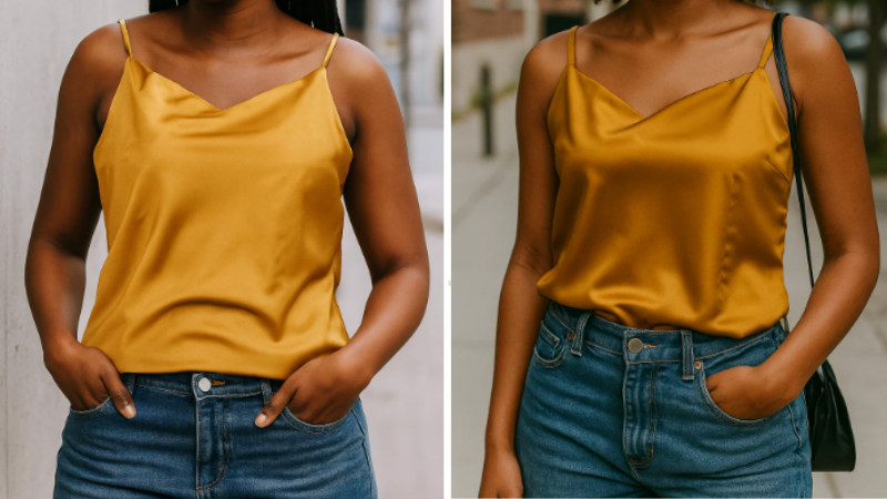 Molde Blusa de Alcinha Básica em Tamanho Real Grátis
