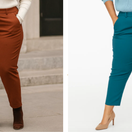 Molde Calça Feminina Peg Leg com Bolsos – Baixe Grátis